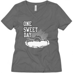 Ladies Relaxed Fit V-Neck Tee