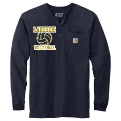 Unisex Carhartt Long Sleeve Henley Tee