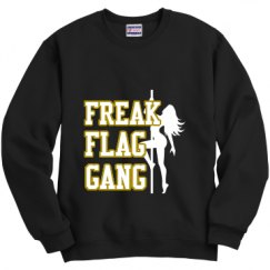 Unisex Film and Foil Crewneck Sweatshirt