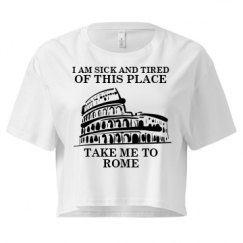 Ladies Festival Cali Crop Top Tee