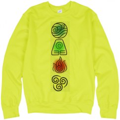 Unisex Neon Crewneck Sweatshirt