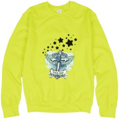 Unisex Neon Crewneck Sweatshirt