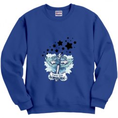 Unisex Film and Foil Crewneck Sweatshirt