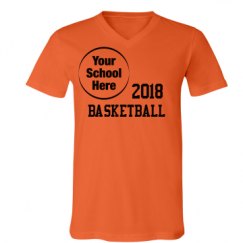 Unisex V-Neck Jersey Tee