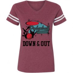 Ladies Relaxed Fit Vintage Sports Tee