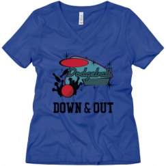 Ladies Relaxed Fit V-Neck Tee