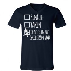 Unisex V-Neck Jersey Tee