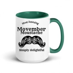 15oz Ceramic Mug with Color Inside