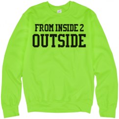 Unisex Neon Crewneck Sweatshirt