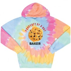 Unisex Tie-Dye Fleece Hoodie