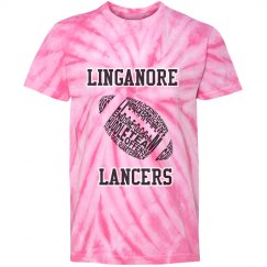 Youth Linganore Lancers Tie Dye Football T-Shirt