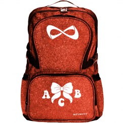 Cheer Bow Initials Cheer Bag