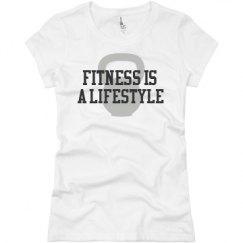 Ladies Slim Fit Basic Promo Jersey Tee