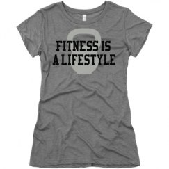 Ladies Slim Fit Super Soft Triblend Tee