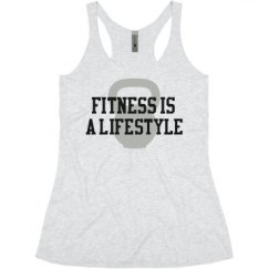 Ladies Slim Fit Super Soft Racerback Triblend Tank