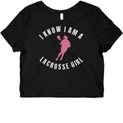 Ladies Slim Fit Crop Top Tee