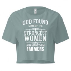 Ladies Festival Cali Crop Top Tee