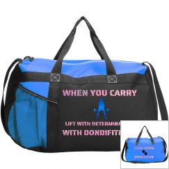 DONDIFITNESS LADIES DUFFEL BAG
