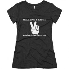 Ladies Slim Fit Super Soft Triblend Tee