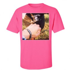 Unisex Ultra Cotton Safety Neon Crewneck Tee