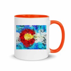 11oz Ceramic Mug with Color Inside