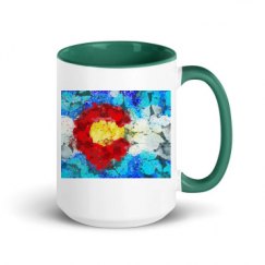 15oz Ceramic Mug with Color Inside