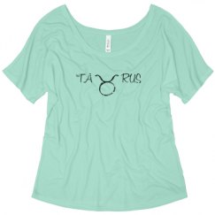 Ladies Flowy Slouchy Tee