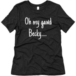 Ladies Relaxed Fit Super Soft Triblend Tee