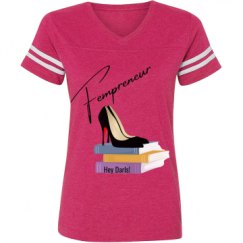 Ladies Relaxed Fit Vintage Sports Tee