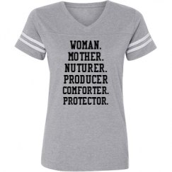 Ladies Relaxed Fit Vintage Sports Tee