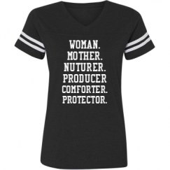 Ladies Relaxed Fit Vintage Sports Tee