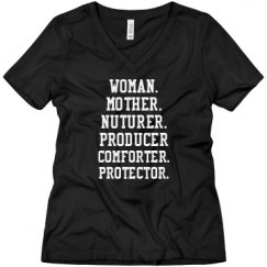 Ladies Relaxed Fit V-Neck Tee