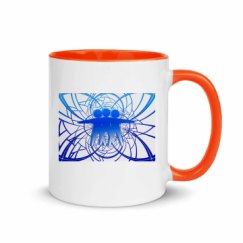 11oz Ceramic Mug with Color Inside