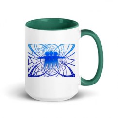 15oz Ceramic Mug with Color Inside