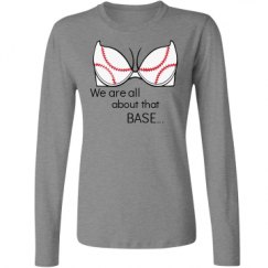 Ladies Relaxed Fit Basic Long Sleeve Tee