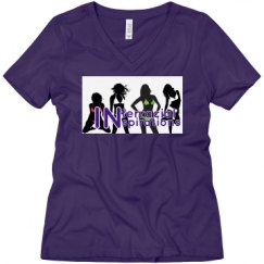 Ladies Relaxed Fit V-Neck Tee