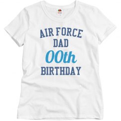 Customize air force dad bday