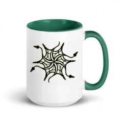 15oz Ceramic Mug with Color Inside