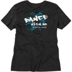 Ladies Relaxed Fit Super Soft Triblend V-Neck Tee