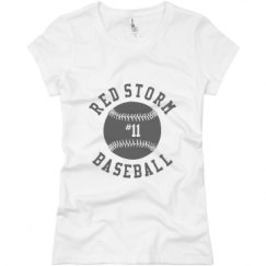Ladies Slim Fit Basic Promo Jersey Tee