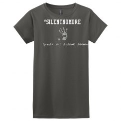 Purple #SilentNoMore Tee w/hand