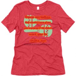 Ladies Relaxed Fit Super Soft Triblend Tee