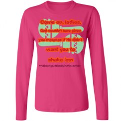 Ladies Relaxed Fit Basic Long Sleeve Tee
