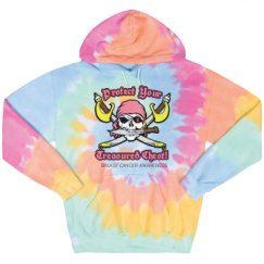 Unisex Tie-Dye Fleece Hoodie