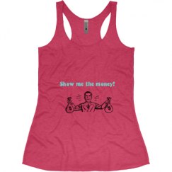 Ladies Slim Fit Super Soft Racerback Triblend Tank