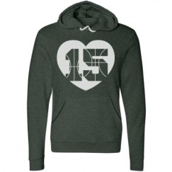 Unisex Fleece Pullover Midweight Hoodie