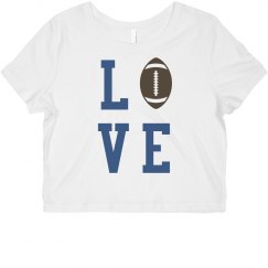 Love Football Crop