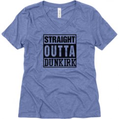 Ladies Relaxed Fit Super Soft Triblend V-Neck Tee