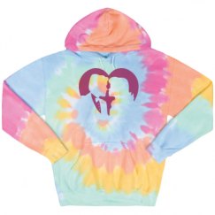 Unisex Tie-Dye Fleece Hoodie