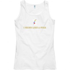 I shine like a star tank top